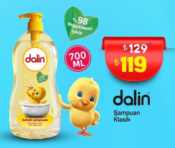 Dalin Bebek Şampuanı Klasik 700 Ml