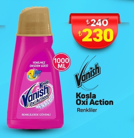 Vanish Kosla Oxi Action Renkliler 1000Ml