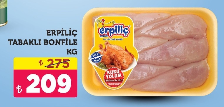 Erpiliç Tabakli Bonfile Kg