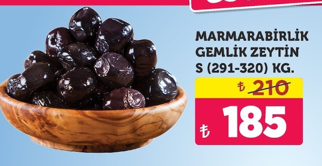 Marmarabirlik Gemlik Zeytin S (291-320) Kg