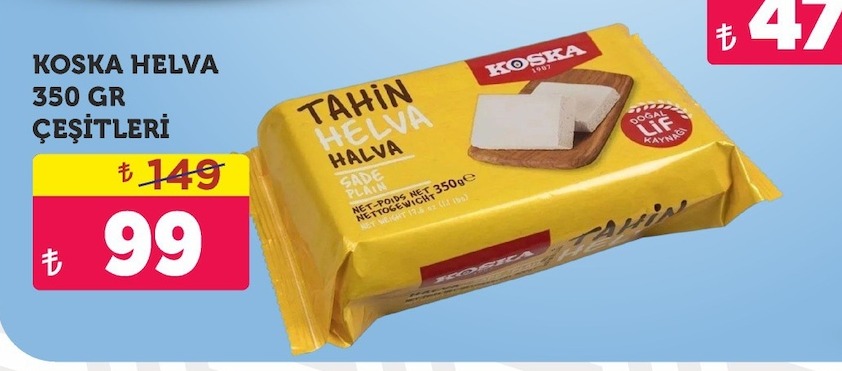 Koska Helva 350Gr Tahin Helva Sade Plain