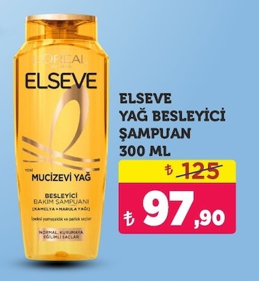 Elseve Yağ Besleyici Şampuan 300 Ml