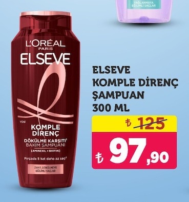 Elseve Komple Direnç Dökülme Karşıtı Bakım Şampuanı 300 Ml