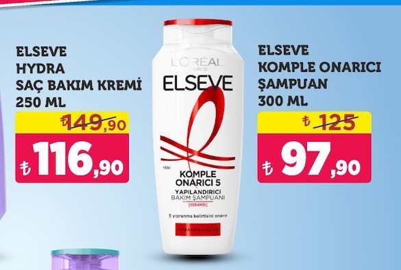 Elseve Komple Onarıcı 5 Yapılandırıcı Bakım Şampuanı 300 Ml
