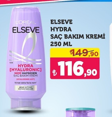 Elseve Hydra Nem Hapsededen Saç Bakım Kremi 250 Ml