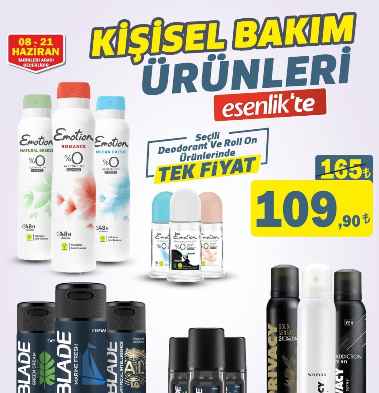 Emotion Natural Breezi Deodorant %0 Alüminyum İçermez 48H Koruma