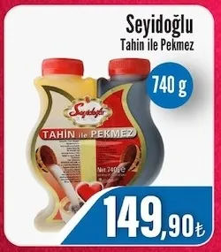 Seyidoğlu Tahin Ile Pekmez 740 G