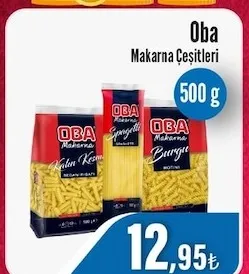 Oba Makarna Çeşitleri 500 G