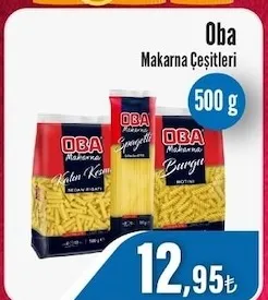 Oba Makarna Çeşitleri 500 G