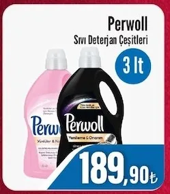 Perwoll Sıvı Deterjan Çeşitleri 3 Lt