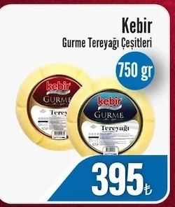 Kebir Gurme Tereyağı Çeşitleri 750 Gr