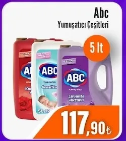 Abc Yumuşatıcı Çeşitleri 5 Lt