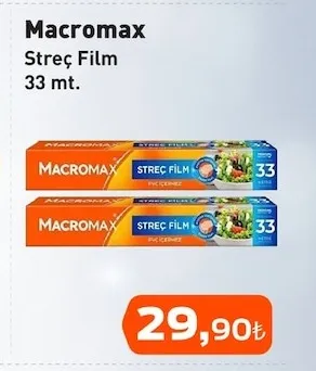 Macromax Streç Film 33 Mt.