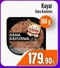 Kayar Dana Kavurma 100 G