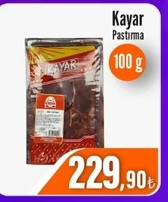 Kayar Pastırma 100 G