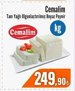 Cemalim Tam Yağlı Olgunlaştırılmış Beyaz Peynir Kg