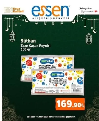 Süthan Taze Kaşar Peyniri 600 Gr