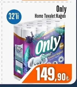 Only Home Tuvalet Kağıdı 32'Li