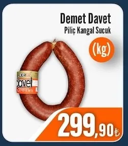 Demet Davet Piliç Kangal Sucuk (Kg)