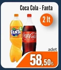 Coca Cola - Fanta 2 Lt