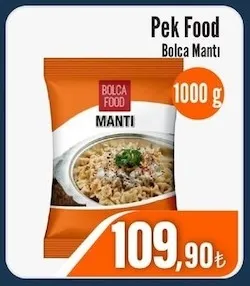 Pek Food Bolca Mantı 1000 G