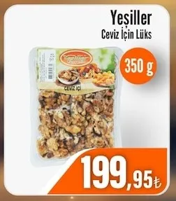 Yeşiller Ceviz İÇin Lüks 350 G