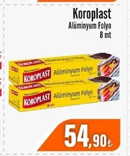 Koroplast Alüminyum Folyo 8 Mt
