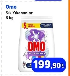 Omo Sık Yıkananlar 5 Kg