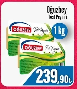 Oğuzbey Tost Peyniri 1 Kg