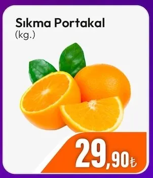 Sıkma Portakal (Kg.)