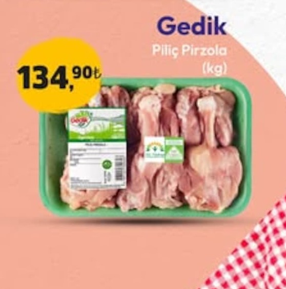 Gedik Piliç Pirzola (Kg)