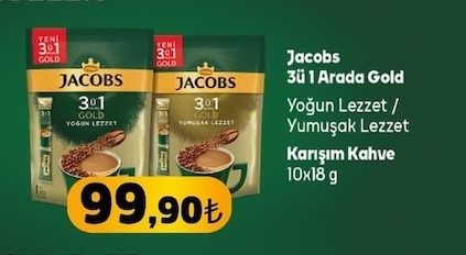 Jacobs 3Ü 1 Arada Gold 10X18 G