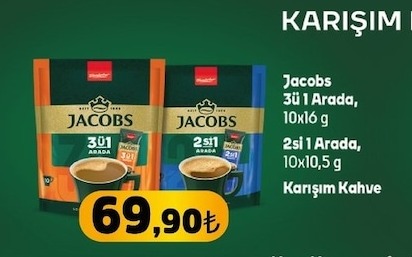 Jacobs 3Ü 1 Arada 10X16 G
