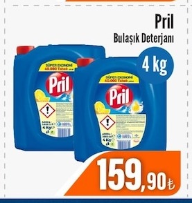 Pril Bulaşık Deterjanı 4 Kg