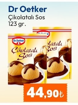Dr Oetker Çikolatalı Sos 123 Gr