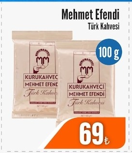 Kurukahveci Mehmet Efendi Türk Kahvesi 100G
