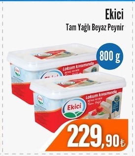 Ekici Tam Yağlı Beyaz Peynir 800G