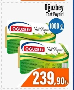 Oğuzbey Toast Peyniri 1000G