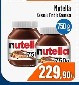 Nutella Kakaolu Fındık Kreması 750G