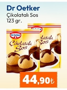 Dr Oetker Çikolatali Sos 123 Gr.
