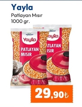 Yayl Patlayan Mısır 1000 Gr