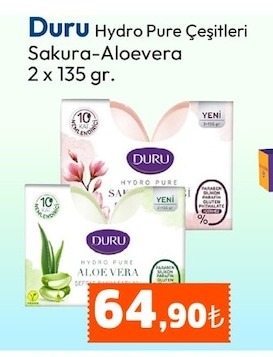 Duru Hydro Pure Sakura-Aloevera 2 X 135 Gr