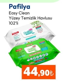 Pafilya Easy Clean Yüzey Temizlik Havlusu 102'Li