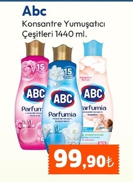 Abc Konsantre Yumuşatıcı Çeşitleri 1440 Ml
