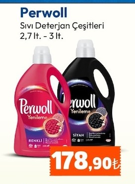 Perwoll Sıvı Deterjan Çeşitleri 2,7 Lt - 3 Lt
