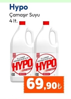 Hypo Çamaşır Suyu 4 Lt