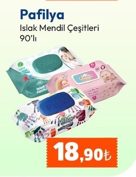 Pafilya Islak Mendil Çeşitleri 90'Lı