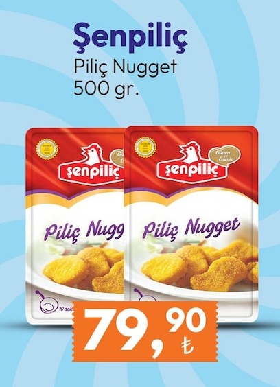 Şenpiliç Piliç Nugget 500 G.