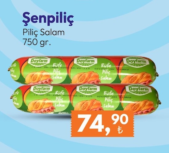 Şenpiliç Piliç Salam 750 G.