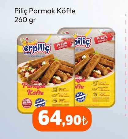 Erpiliç Piliç Parmak Köfte 260 Gr
